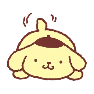 🍮 emoji 布丁狗 感情融洽篇 Telegram sticker 19 of 40