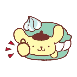 Sticker from 布丁狗 感情融洽篇