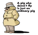 Sticker from Porco Rosso