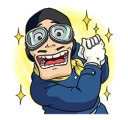 😍 emoji Porco Rosso Telegram sticker 24 of 41