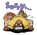 🙇 emoji Porco Rosso Telegram sticker 11 of 41