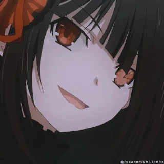 Sticker from Tokisaki kurumi by?@Harukaakari