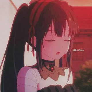 ❤️ emoji kurumi tokisaki by @dvnRaf Telegram sticker 13 of 14