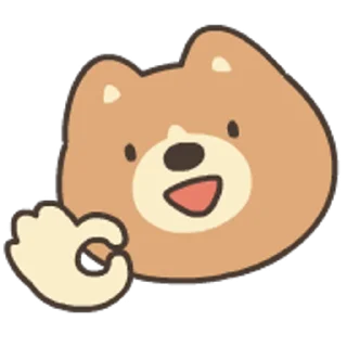 👌 emoji 嗚比的朋友-實用動態表情貼 Telegram sticker 21 of 40