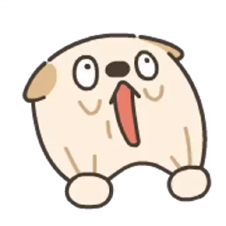 😦 emoji 嗚比的朋友-實用動態表情貼 Telegram sticker 6 of 40