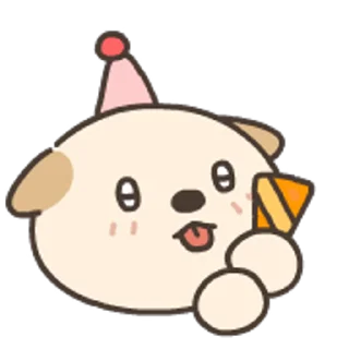 🥳 emoji 嗚比的朋友-實用動態表情貼 Telegram sticker 15 of 40