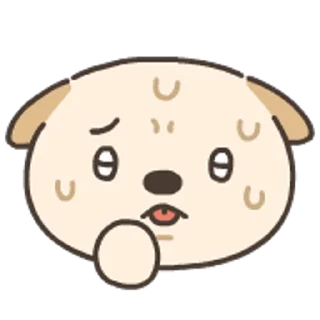 😥 emoji 嗚比的朋友-實用動態表情貼 Telegram sticker 11 of 40
