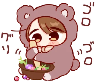 🧸 emoji ㅤ♡ @pwoppies! 🌷⁺‧͙ㅤ Telegram sticker 14 of 24