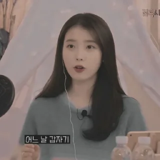 🌷 emoji LEE JIEUN ( IU ) 🌷┼ BY @FVCK00PRIDE Telegram sticker 16 of 50