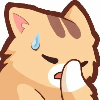 🔲 emoji Emotional Nico @NekoTsu @shoxiee — @stckrRobot Telegram sticker 14 of 40