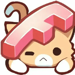 🔲 emoji Emotional Nico @NekoTsu @shoxiee — @stckrRobot Telegram sticker 16 of 40