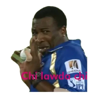 🙂 emoji Phoenix 69 ( cricketer edition) Telegram sticker 7 of 16