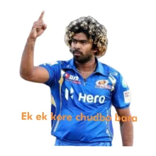 🙂 emoji Phoenix 69 ( cricketer edition) Telegram sticker 14 of 16