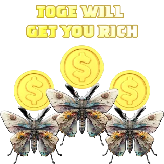 💰 emoji $TOGE Telegram sticker 7 of 7
