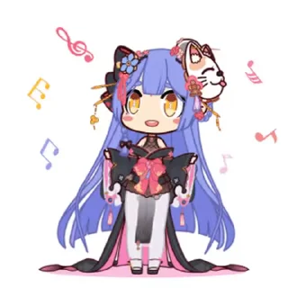 Sticker from 阿梓从小就很可爱