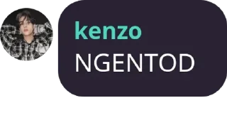 💦 emoji kenzo tampan Telegram sticker 24 of 46