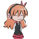 🙂 emoji Chelsea chan pack Telegram sticker 22 of 24