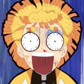 😱 emoji Demon Slayer Telegram sticker 17 of 19