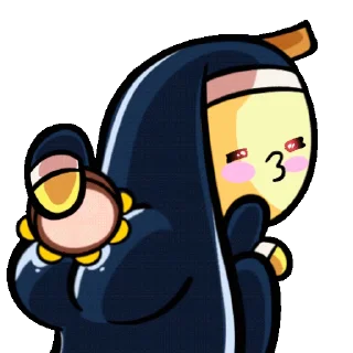 😚 emoji @stickermaze│@stickerXhub│𝐂𝐔𝐓𝐄 𝐕𝐈𝐁𝐄𝐒 𝟐 Telegram sticker 6 of 35