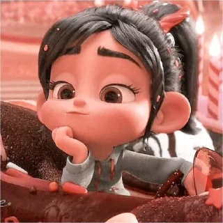 Sticker from @cutedona 🍭vanellope🍭