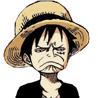 😒 emoji One piece stickers @onepieaceanime Telegram sticker 17 of 120