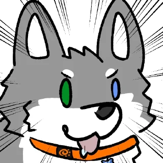 🤤 emoji 芋頭狗狗包 Telegram sticker 22 of 77