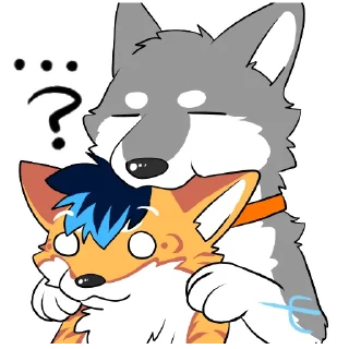 🤤 emoji 芋頭狗狗包 Telegram sticker 8 of 77