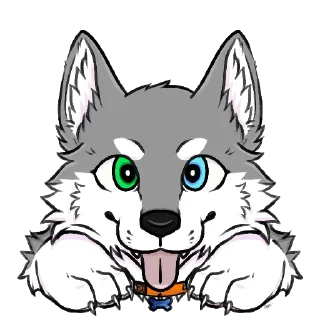 😛 emoji 芋頭狗狗包 Telegram sticker 12 of 77