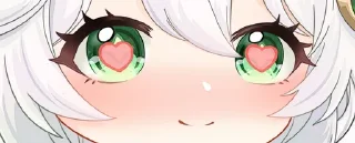 😍 emoji 纳西妲小表情 Telegram sticker 21 of 58