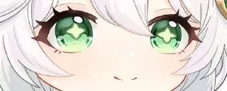 😊 emoji 纳西妲小表情 Telegram sticker 7 of 58