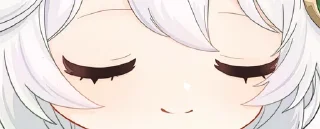 😌 emoji 纳西妲小表情 Telegram sticker 12 of 58