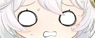 😱 emoji 纳西妲小表情 Telegram sticker 24 of 58