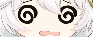 😵 emoji 纳西妲小表情 Telegram sticker 22 of 58