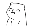 😊 emoji Mu Bear Telegram sticker 8 of 41