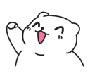 😄 emoji Mu Bear Telegram sticker 20 of 41