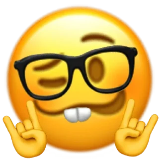 🤓 emoji Emoji Telegram sticker 22 of 34