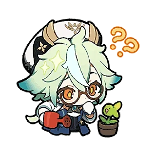 🤔 emoji 派蒙的画作 Telegram sticker 19 of 48