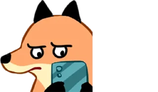 🤔 emoji 狐狐好朋友 Telegram sticker 21 of 40