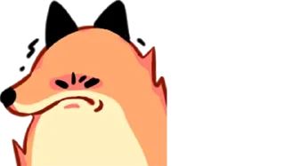 😡 emoji 狐狐好朋友2 Telegram sticker 7 of 40