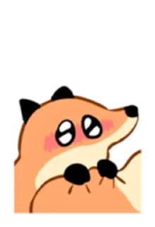 🥺 emoji 狐狐好朋友 Telegram sticker 7 of 40