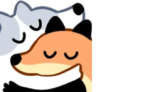 🤗 emoji 狐狐好朋友2 Telegram sticker 15 of 40