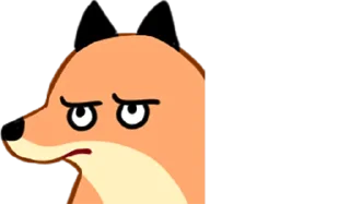 😒 emoji 狐狐好朋友 Telegram sticker 22 of 40