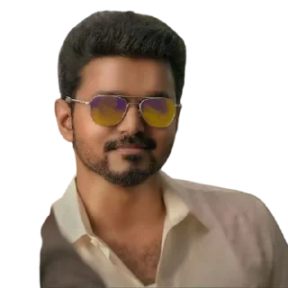 🤓 emoji Thalapathy ⚡ Telegram sticker 21 of 27