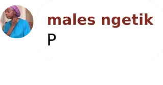 Sticker from males ngetik