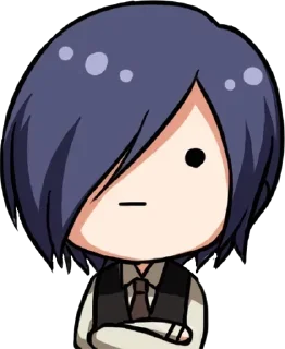 😐 emoji BADASS ANIME PACK Telegram sticker 12 of 118