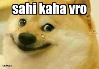 😂 emoji ☔Ｄｏｇｇｙ-ｖｅｒｓｅ☔ — @stckrRobot Telegram sticker 19 of 100