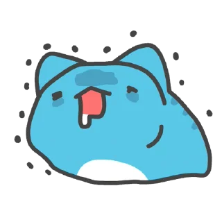 🥶 emoji 咖波 視像① @Capoo_Stickers Telegram sticker 24 of 48