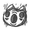 Sticker from 咖波 動態 Emoji ① @Capoo_Stickers