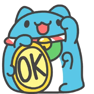 🆗 emoji 咖波 視像① @Capoo_Stickers Telegram sticker 5 of 48