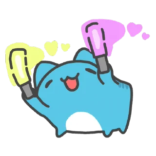 💕 emoji 咖波 視像① @Capoo_Stickers Telegram sticker 22 of 48